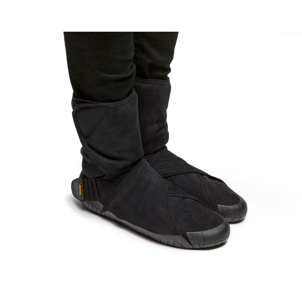 Botas Hombre Negros - Furoshiki Eastern Traveler Classic Shearling Mid - XICPYU-617